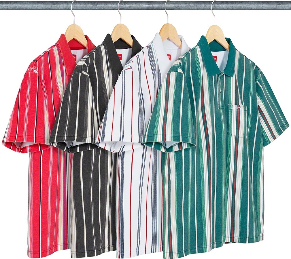 Vertical Stripe Polo